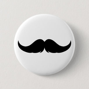 Badge Rond 5 Cm Petite barre de poignées personnalisable Moustache