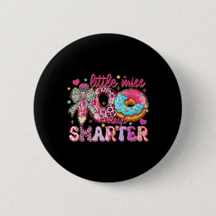 Badge Rond 5 Cm Petite Miss 100 Jours Crayon fille intelligente 10