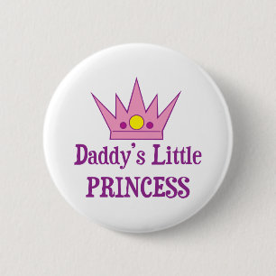 Badge Rond 5 Cm Petite princesse de Daddys