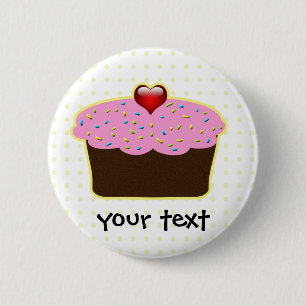 Badge Rond 5 Cm Petits gâteaux mignons