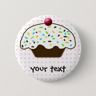 Badge Rond 5 Cm Petits gâteaux mignons