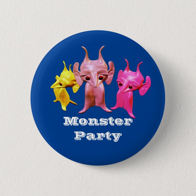 Badge Rond 5 Cm Petits Martiens, personnalisés pour les enfants. (Devant)