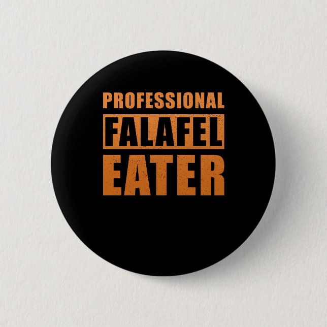Badge Rond 5 Cm Pétri de Falafel (Devant)