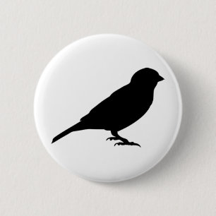 BADGE ROND 5 CM PEU DE BIRDY
