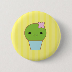 Badge Rond 5 Cm Peu de cactus