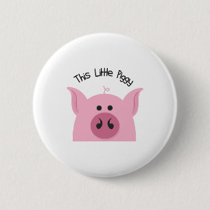 Badge Rond 5 Cm Peu porcin