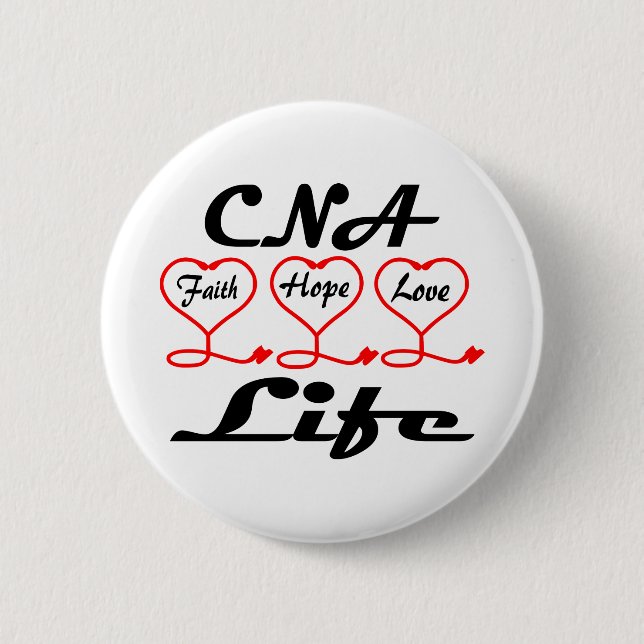 Badge Rond 5 Cm PEUT espérer la foi d'amour (Devant)