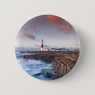 Badge Rond 5 Cm Phare Angleterre