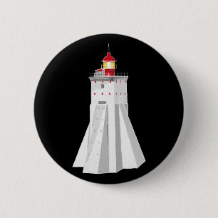 Badge Rond 5 Cm Phare de Kopu