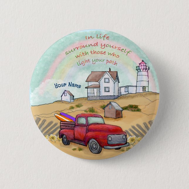 Badge Rond 5 Cm Phare Path (Devant)