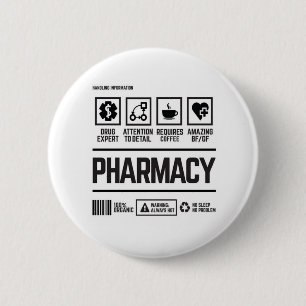 Badge Rond 5 Cm pharmacie