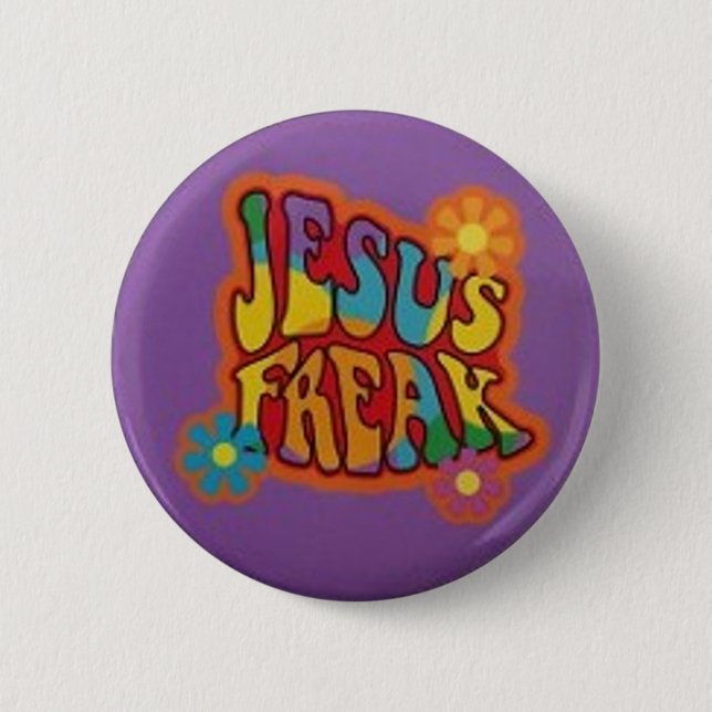 Badge Rond 5 Cm Phénomène de Jésus (Devant)