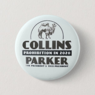 Badge Rond 5 Cm Phil Collins à la présidence 2020