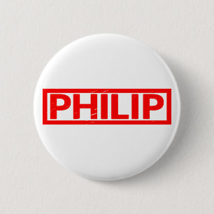 Badge Rond 5 Cm Philip Stamp