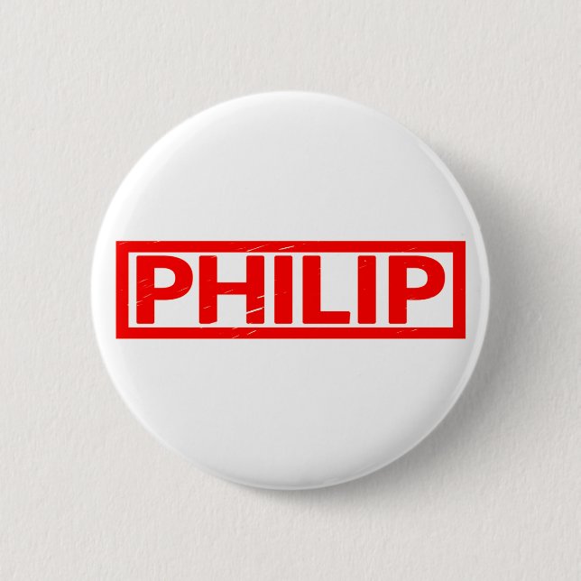 Badge Rond 5 Cm Philip Stamp (Devant)