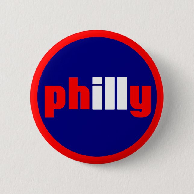 Badge Rond 5 Cm Philly (Devant)