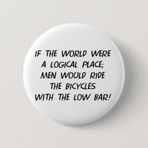Badge Rond 5 Cm Philosophie de bicyclette