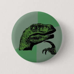 Badge Rond 5 Cm Philosoraptor