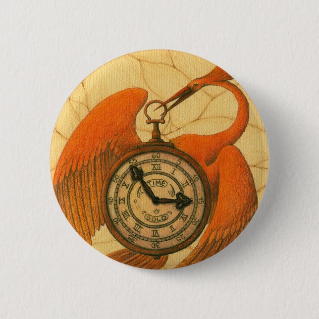 Badge Rond 5 Cm Phoenix (Devant)