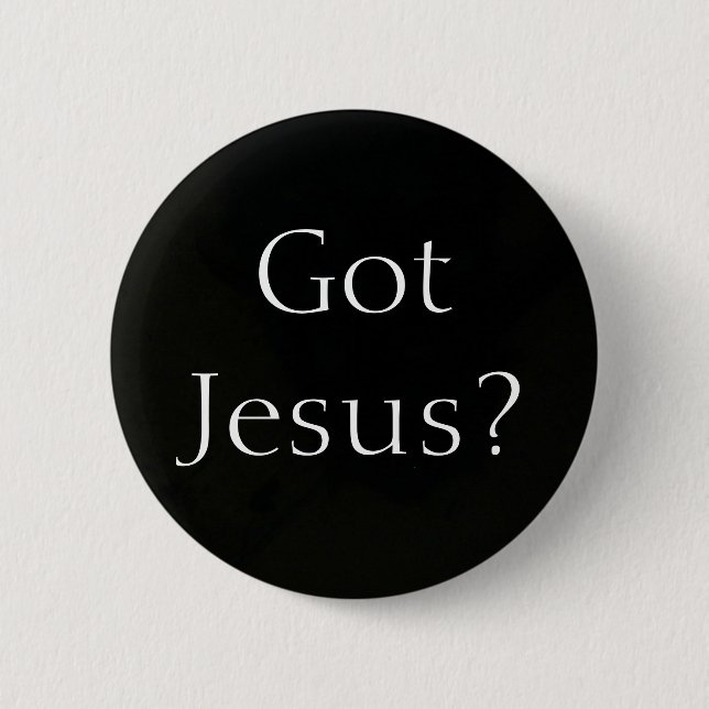 Badge Rond 5 Cm Photo 196, T'As Jésus ? (Devant)