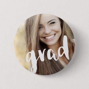 Badge Rond 5 Cm Photo Célébration moderne personnalisée