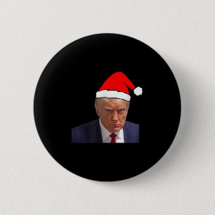 Badge Rond 5 Cm Photo de mugshot Trump - Photo de prison drôle de 
