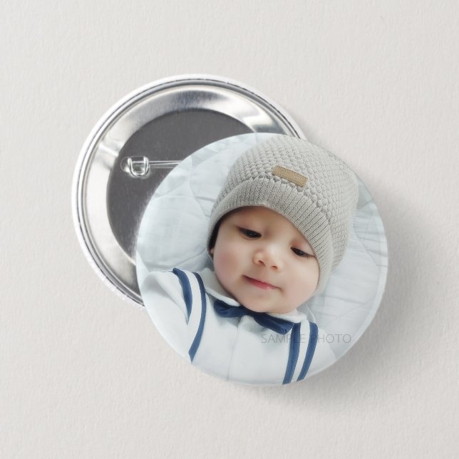Badge Rond 5 Cm Photo faite sur commande (Devant & derrière)