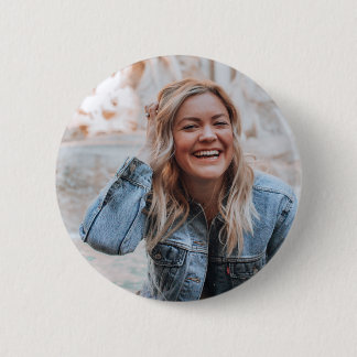 Badge Rond 5 Cm Photo personnalisée