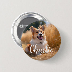 Badge Rond 5 Cm Photo personnalisée pour animaux