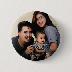 Badge Rond 5 Cm Photo personnalisée sur mesure
