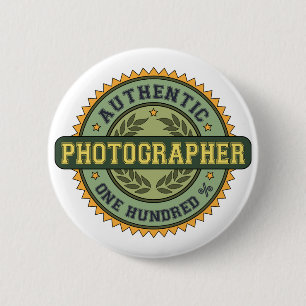 Badge Rond 5 Cm Photographe authentique