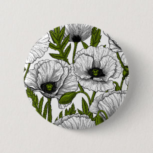 Badge Rond 5 Cm Photos blanches sur blanc