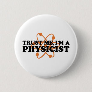 Badge Rond 5 Cm Physicien