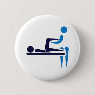 Badge Rond 5 Cm Physiothérapeute
