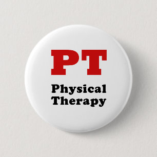 Badge Rond 5 Cm Physiothérapie de pinte