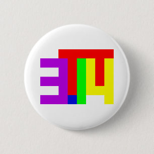 Badge Rond 5 Cm Pi = 3,14