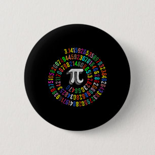 Badge Rond 5 Cm Pi Day 3.14159 Pi Symbole Enseignant Sciences Et M