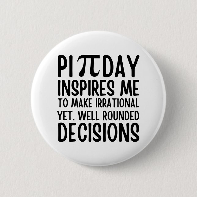 Badge Rond 5 Cm Pi Day Funny (Devant)