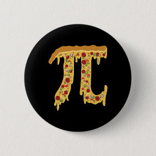 Badge Rond 5 Cm Pi Day Funny Nerdy Pizza Pi 3.14 Symbole Math Alim