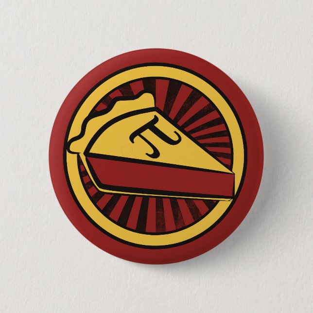 Badge Rond 5 Cm Pi Jour (Devant)