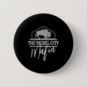 Badge Rond 5 Cm Pickleball nickel city wny buffalo 716 équipe wny 