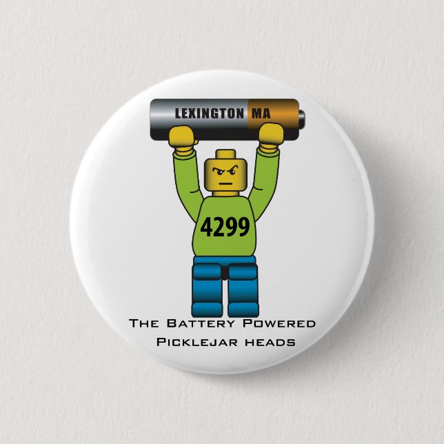 Badge Rond 5 Cm Picklejar dirige 2011 boutons d'équipe (Devant)