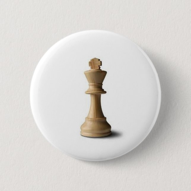 Badge Rond 5 Cm Pièce d'échecs (Devant)