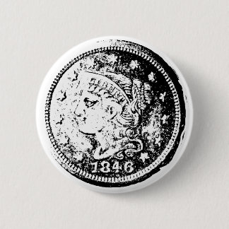 Badge Rond 5 Cm Pièces collantes épingle badge, cadeau numismatiqu