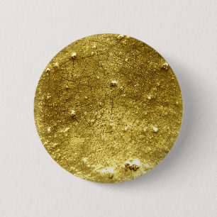 Badge Rond 5 Cm Pierre or