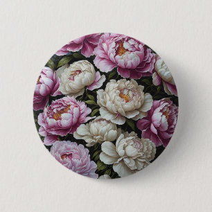 Badge Rond 5 Cm Pies roses