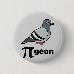 Badge Rond 5 Cm Pigeon de Birdorable/pigeon pi