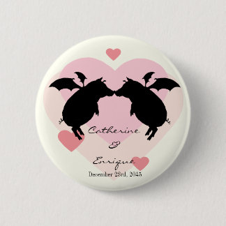 Badge Rond 5 Cm Piges volantes