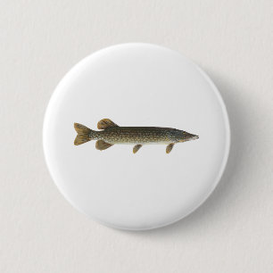 Badge Rond 5 Cm Pike du nord