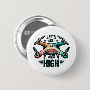 Badge Rond 5 Cm Pilote de drone